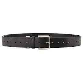 Givenchy Grain Leather Belt Black