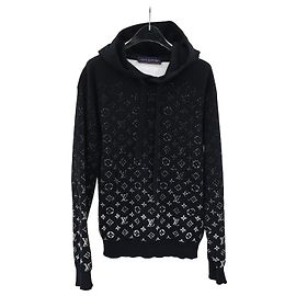 Louis Vuitton Sudadera de punto Monogram Gradient Plata
