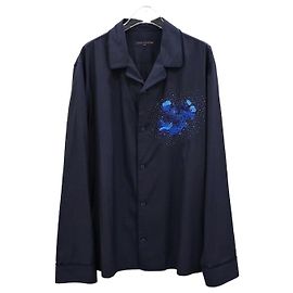 Louis Vuitton Besticktes Pyjamahemd Schwarz