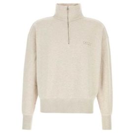 Prada Polo de algodón de manga larga Blanco