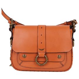 Zadig & Voltaire Bolsa de Ombro com Corrente Kate Brown Marrom