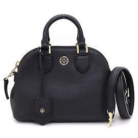 Tory Burch Borsa Satchel Robinson Dome, Borsa Tote e Borsa a Tracolla Nero