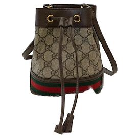 Gucci Mini bolsa bucket Ophidia Multicor