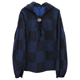 Louis Vuitton Nigo Damier Windbreaker Anorak Jacket Black