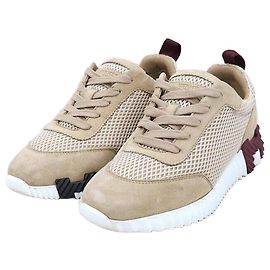 Hermès Mesh Bouncing Sneaker Beige Braun