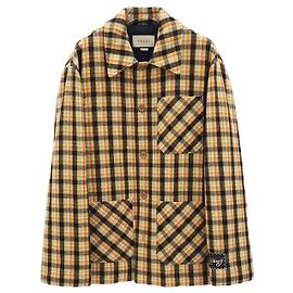 Gucci Giacca in lana a quadri multicolore Multicolore