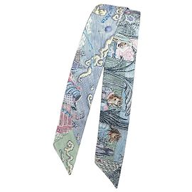 Hermès Twilly City of Light Jeans/Rose Argento