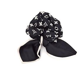 Louis Vuitton Scrunchie Monogram Silhouette Nero