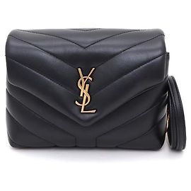 Saint Laurent Borsa a Spalla e Borsa a Tracolla Monogram Mini Loulou Toy Nero