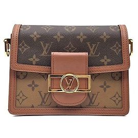 Louis Vuitton Monogram Mini Dauphine Brown