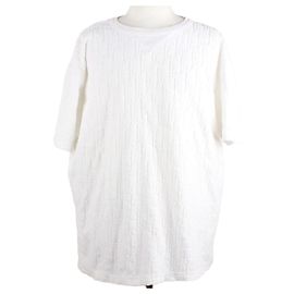 Dior Oblique Terry Baumwolle Kurzarm T-Shirt Weiß Weiß