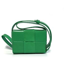 Bottega Veneta Mini sac Candy Cassette Parakeet Green Vert