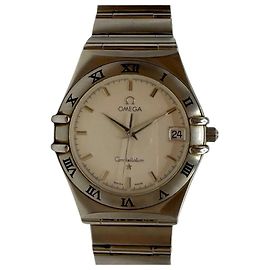 Omega Constellation Stahluhr Silber