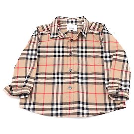 Burberry Camicia a quadri per bambini Marrone