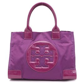 Tory Burch Sac cabas Ella Patent Large Shopper Violet