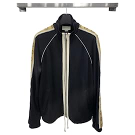 Gucci Oversized Technical Jersey Jacket Silvery