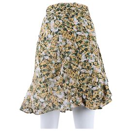 Falda cruzada Isabel Marant Amarillo