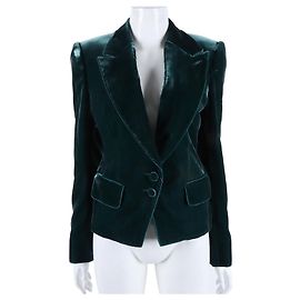 Tom Ford Velvet Jacket Green