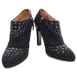 Alaïa Alaia Wildleder-Stiefeletten Schwarz