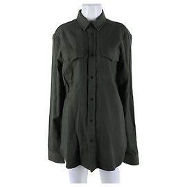 Balmain Langarmhemd Grün