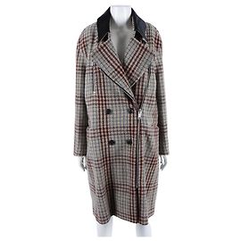 Isabel Marant Zip Coat Brown