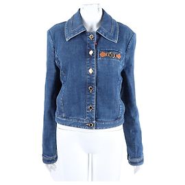 Louis Vuitton Giacca di denim Blu