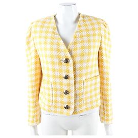 Miu Miu Giacca in tweed Giallo
