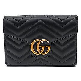 Gucci Borsa a tracolla Marmont Matelassé Nero