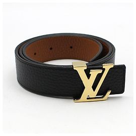 Louis Vuitton LV Initials Reversible Women's Belt Brown