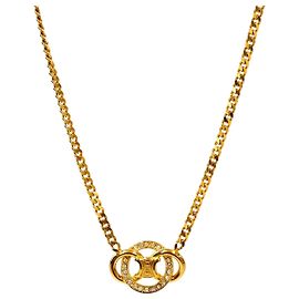 Céline Colar Gold Cubic Dourado