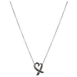 Tiffany & Co Collar de plata Loving Heart Plata