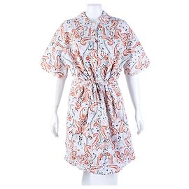 Hermès Vestido camisero Multicolor