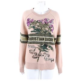 Pull à manches longues Christian Dior Marron