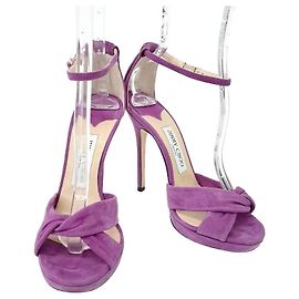 Sandales en daim Jimmy Choo Violet