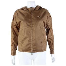 Prada Kapuzenpullover aus Nylon Braun