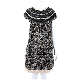 Chanel Strickkleid Schwarz