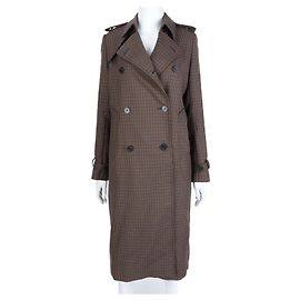 Sandro Trench Coat Brown