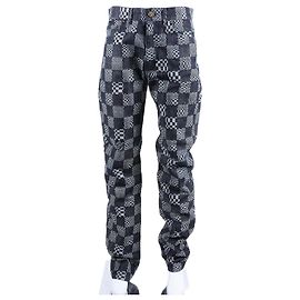 Louis Vuitton Denim Pants Blue