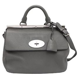 Mulberry Borsa Tote e Borsa a Spalla Suffolk Grey Marrone