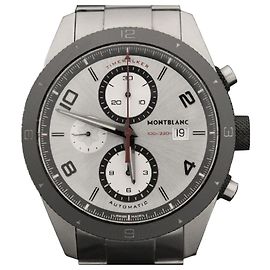 Montblanc Relógio Cronógrafo Automático de Aço Prateado Timewalker para Homem Multicor