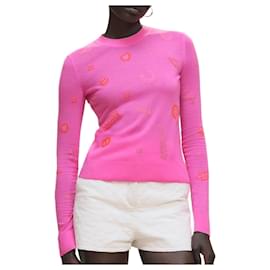 Hermès Leichter Langarmpullover Candy Libris Pink