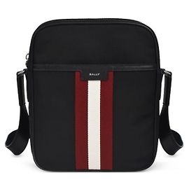 Bally Nylon Code Crossbody Bag Black