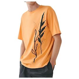 Hermès Herbier Herren T-Shirt aus Baumwolle Orange