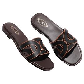 Tod's Leather Sandals Brown