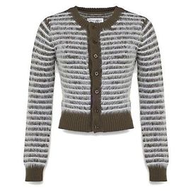 Maison Martin Margiela Gestreifter Wollcardigan Mehrfarben