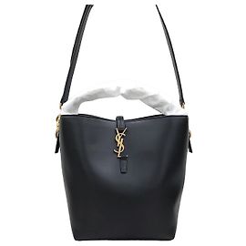 Saint Laurent Borsa a secchiello LE in pelle nera Nero