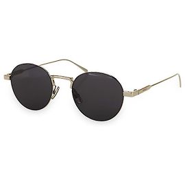 Céline Unisex Metal Frame Sunglasses (Gold Smoke) Black