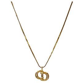 Dior Collier Cubic CD Gold Doré