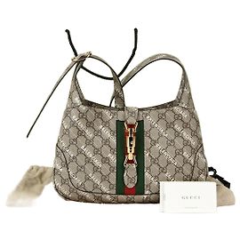 Gucci Piccola borsa hobo a tracolla Hack Project Jackie D'oro