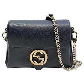 Gucci Bolsa de ombro e transversal com corrente entrelaçada Multicor